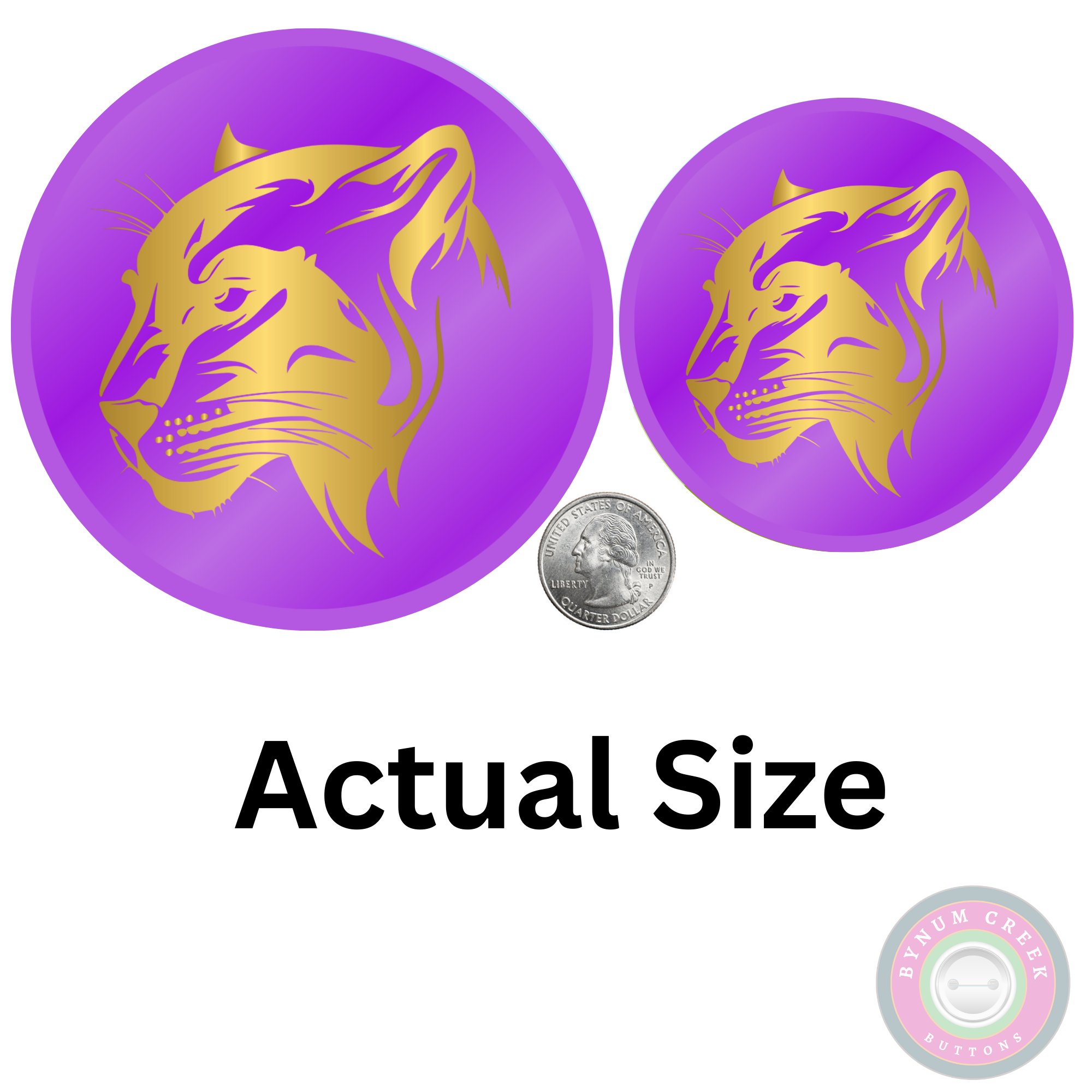 Gold Panther - bright purple